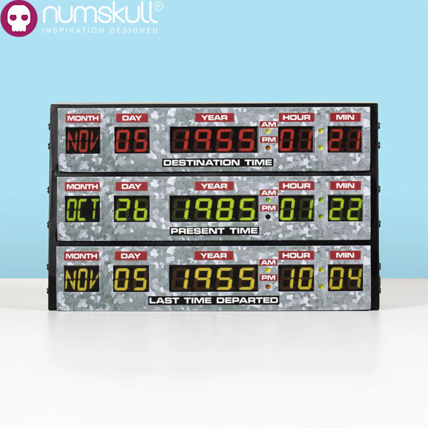 Numskull Official Back To The Future 3D Desk Lamp / Wall Light